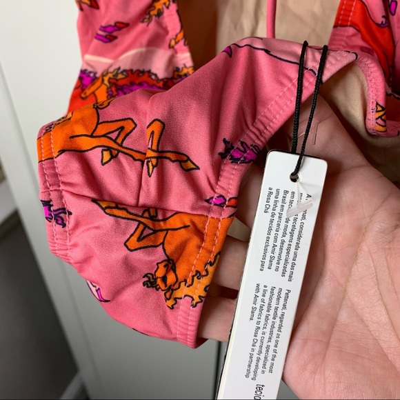 NWT Rosa Chá Brazilian One-Piece Horse Print Swimsuit - Picture 10 of 15